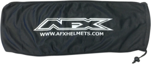Drawstring Face Shield Bag Black, White, 1, nordicamoto.ro