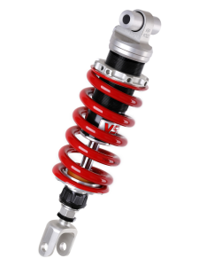 Emulsion Mono Gas Shock Adjustable Length Silver, Red, Black