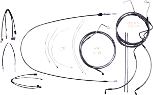 Karbonfibr Designer Handlebar Installation Kit Silver, 2, nordicamoto.ro
