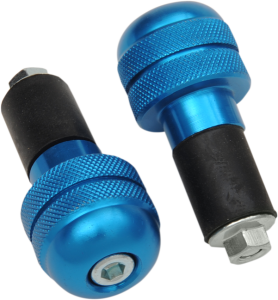 Anti-vibration Handlebar End Blue