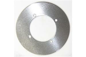 D-series Round Brake Rotor Polished Steel, Silver, Stainless Steel