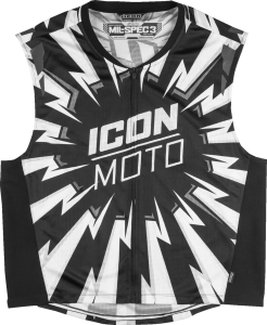 Mil-spec 3 Vest Black, White , nordicamoto.ro