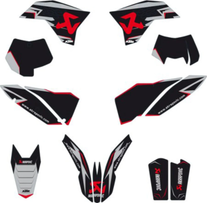 AKRAPOVI GRAPHICS KIT, 1, nordicamoto.ro