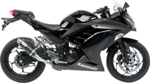 Tobă de eșapament LeoVince GP Corsa Slip-On din fibră de carbon, nordicamoto.ro