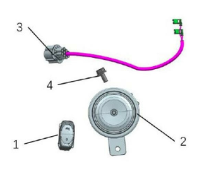 CLAXON ELECTRONIC UTV CFMOTO, 4, nordicamoto.ro