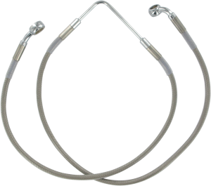Stainless Steel Brake Line Kit Silver, Clear-coated, 1, nordicamoto.ro