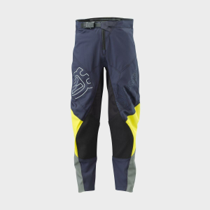 Pantaloni Copii Husqvarna Railed Yellow/Gray