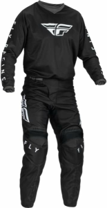 Combo Echipament Mx/Enduro Fly F-16 Negru/Alb
