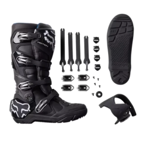 Cizme Fox Motion X Negru/Alb 12, 10, nordicamoto.ro