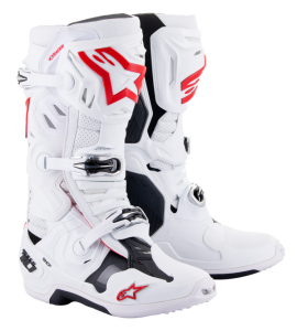 Cizme Alpinestars Tech 10 Supervented White/Red