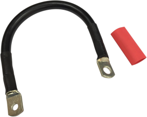 Battery Cable With Optional Shrink Tube Black