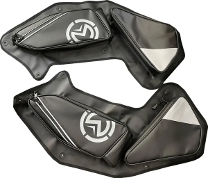 MOOSE RACING Rear Door Bags Black 
