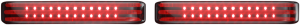 Probeam® Led Sequential Bagz Saddlebag Lights Red, 3, nordicamoto.ro