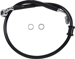 Stainless Steel Brake Line Kit Black, Vinyl Coated