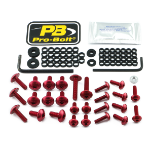 Fairing Bolt Kit For Kawasaki Red