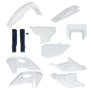 Kit complet plastice Acerbis Husqvarna TE 150-300 TBI/FE 250-500 2024-2025 Alb, 3, nordicamoto.ro