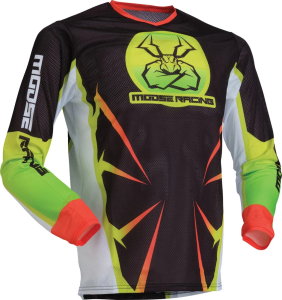 Youth Agroid Mesh Jersey Green, Black 
