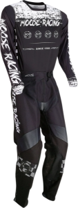 Tricou Moose Racing M1 Black/White M, 2, nordicamoto.ro