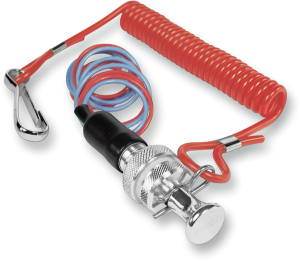 Tether Kill Switch Black, Orange, Silver