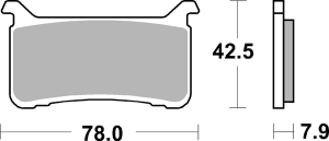 Ds Racing Dual Sintered Brake Pads