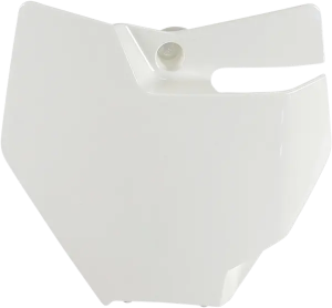 Replacement Front Number Plate White