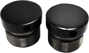 Flush-mount Fork Caps Black, 3, nordicamoto.ro