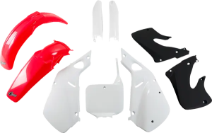 Full Body Replacement Plastic Kit Red, White
