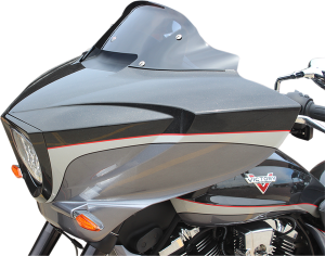 Low Flare Windshield Gray, 1, nordicamoto.ro