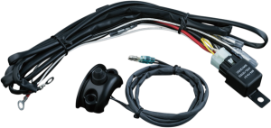 Universal Driving Light Wiring Relay Kit Black