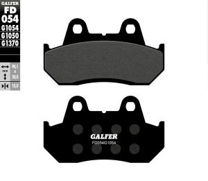Semi-metallic Brake Pads