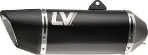 Tobă de eșapament LeoVince LV-14 R Black Edition Slip-On pentru Kawasaki Z900, 4, nordicamoto.ro