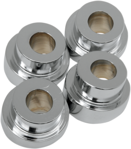 Angled Handlebar Riser Bushing Kit Silver