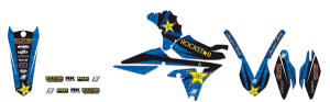 Rockstar Graphic Kits Blue, Black, 3, nordicamoto.ro