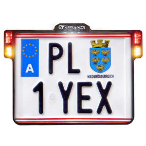 All-inn 2.0 Chrome Lic Plate W/led Light Brk & Rear (a) Chrome, 2, nordicamoto.ro