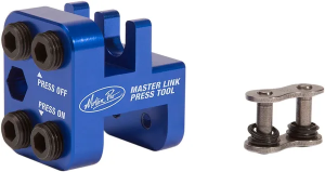 Master Link Press Tool Anodized, Blue
