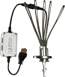 L9 Led Conversion Headlight Bulb With Flexible Heatsink White, 2, nordicamoto.ro