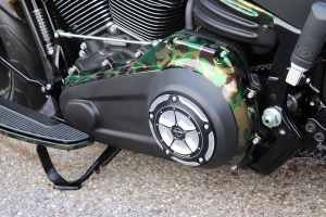 Clutch Cover - Hd Softail Black