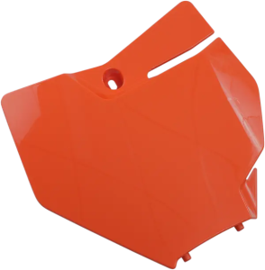 Replacement Front Number Plate Orange