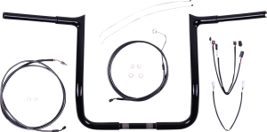 1-1/4(r) Viking Handlebar Installation Kit Black