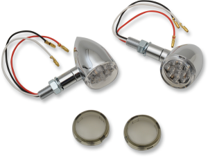 Led Mini Deuce Marker Lights Chrome, 2, nordicamoto.ro