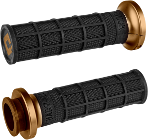 Indian Hart-luck Signature V-twin Lock-on Grips Black