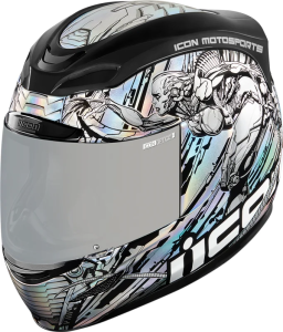 Airmada Mechanica Helmet Silver 3x-large Multi, Silver