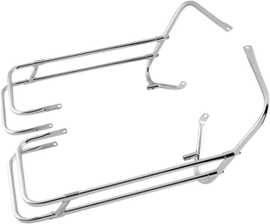 Saddlebag Guard/side Rail Kits Silver