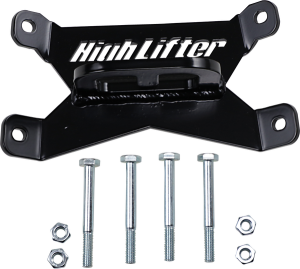 Tow Hook Black, Powder-coated