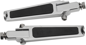 Footpegs With Rubber Inlay Silver, 1, nordicamoto.ro