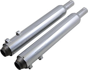 Super Elite 3-1/2(r) Slip-on Mufflers Chrome, 1, nordicamoto.ro