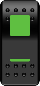 Rocker Switch Black 