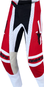 Pantaloni Alpinestars Techstar Maven Rosu/Alb/Negru, nordicamoto.ro