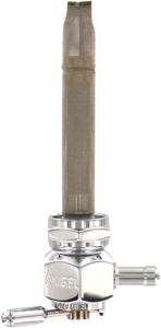 Power-flo Fuel Valve Chrome, 1, nordicamoto.ro