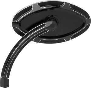 Cats Eye Forged Billet Mirror Anodized Black, 1, nordicamoto.ro